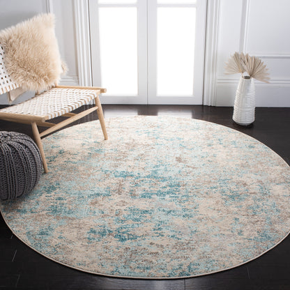 Safavieh Madison Mad453C Ivory/Teal Area Rug