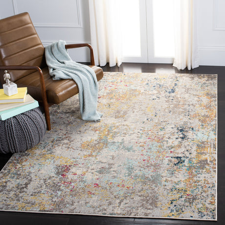 Safavieh Madison Mad453F Grey/Gold Rug.