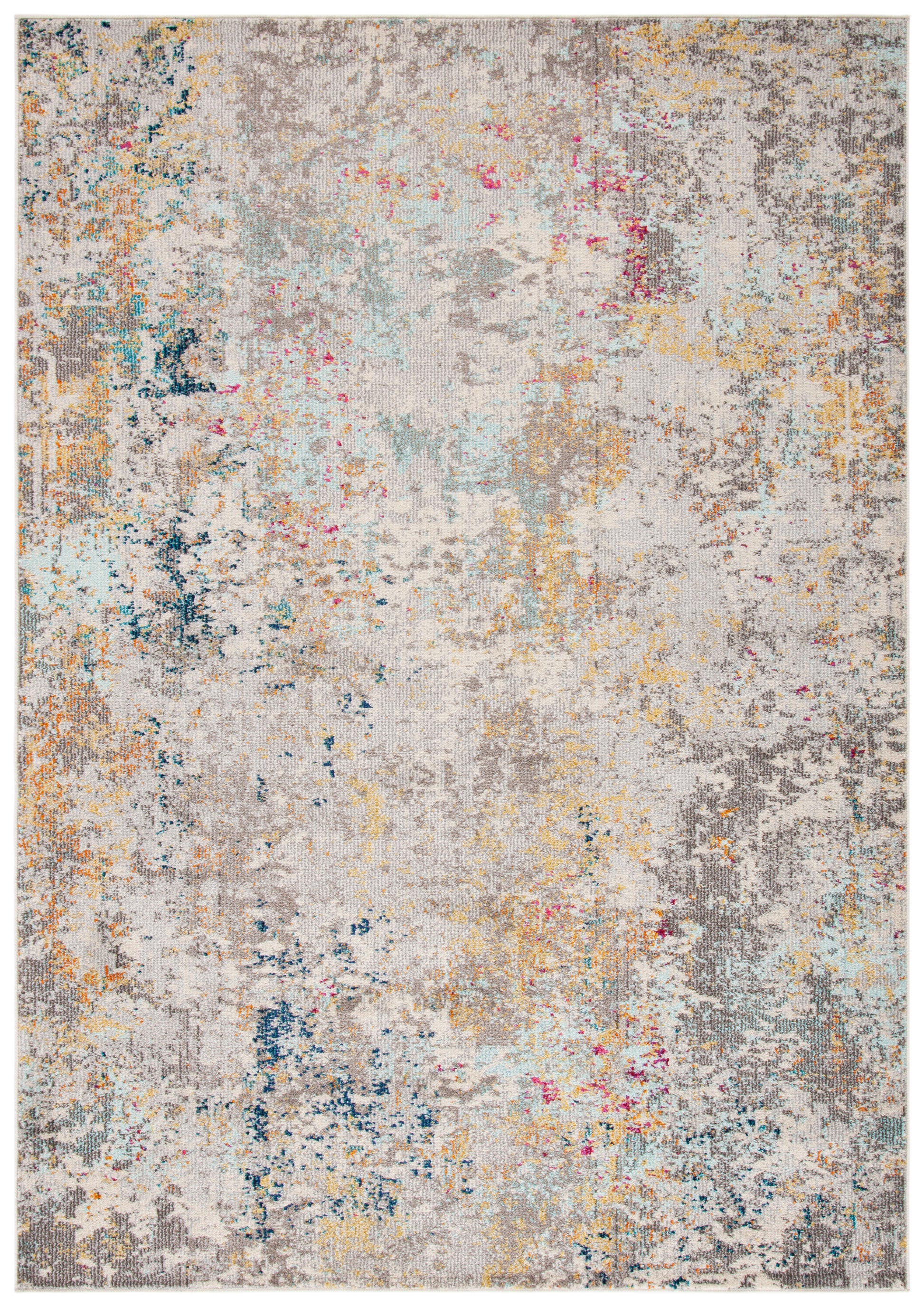 Safavieh Madison Mad453F Grey/Gold Area Rug