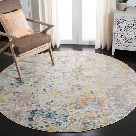 Safavieh Madison Mad453F Grey/Gold Rug.