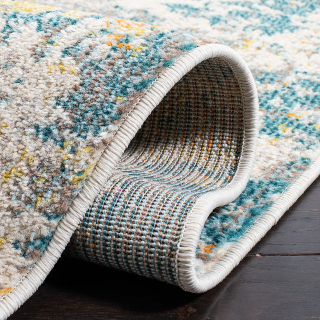 Safavieh Madison Mad453K Teal/Gold Rug.