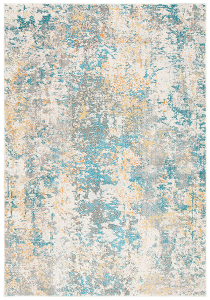 Safavieh Madison Mad453K Teal/Gold Area Rug