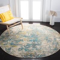 Safavieh Madison Mad453K Teal/Gold Area Rug