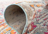 Safavieh Madison Mad454B Light Blue/Orange Rug.