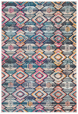 Safavieh Madison Mad455Z Black/Orange Rug.
