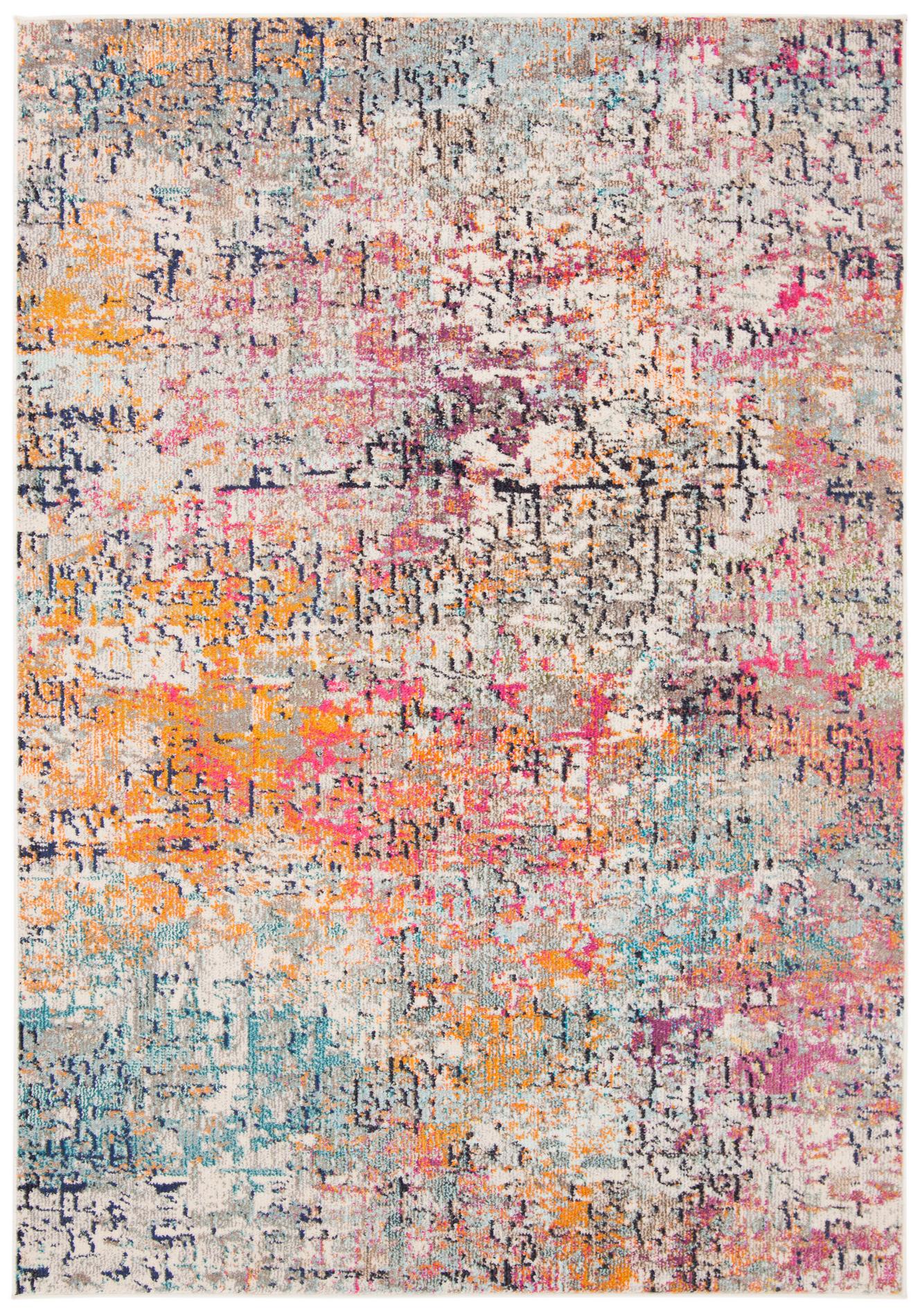 Safavieh Madison Mad460A Grey/Pink Area Rug