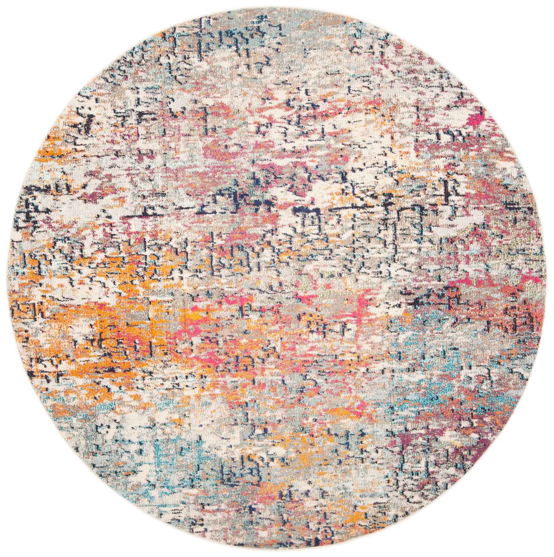 Safavieh Madison Mad460A Grey/Pink Area Rug