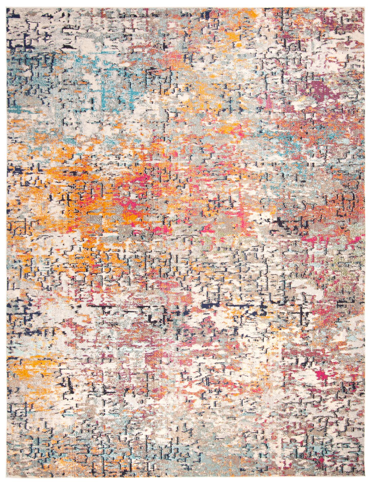 Safavieh Madison Mad460A Grey/Pink Area Rug