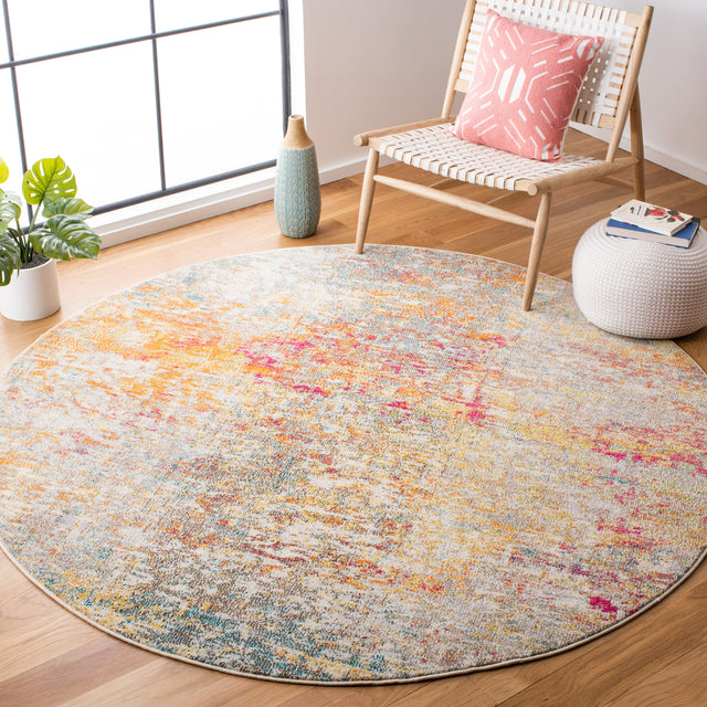 Safavieh Madison Mad460G Grey/Turquoise Rug.