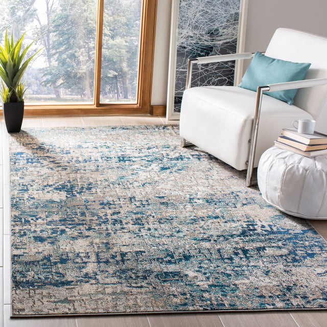 Safavieh Madison Mad460K Grey/Blue Rug.