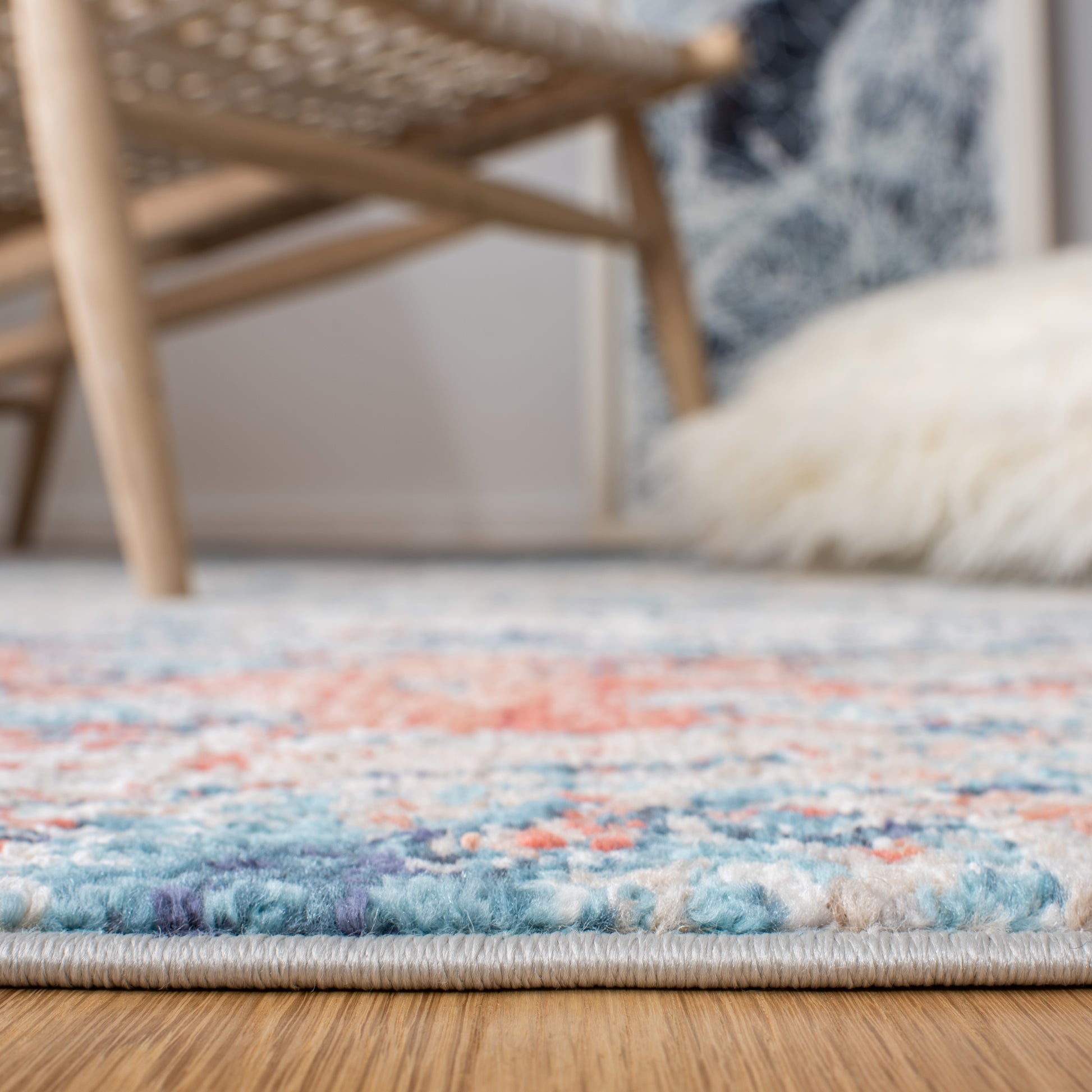 Safavieh Madison Mad461B Beige/Blue Area Rug