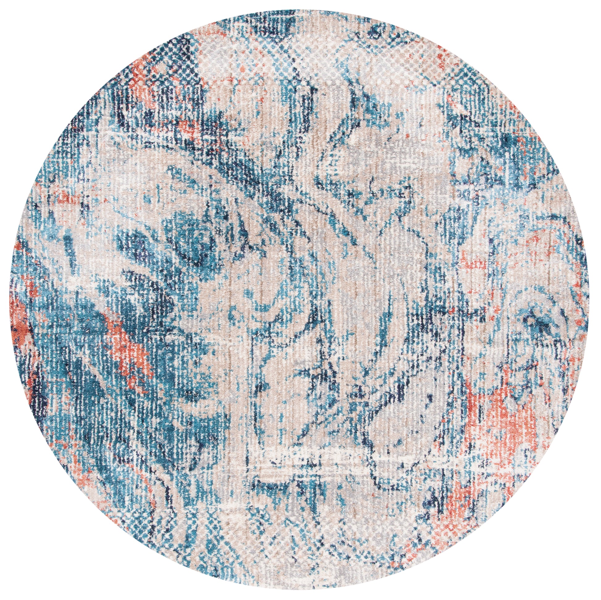 Safavieh Madison Mad461B Beige/Blue Area Rug