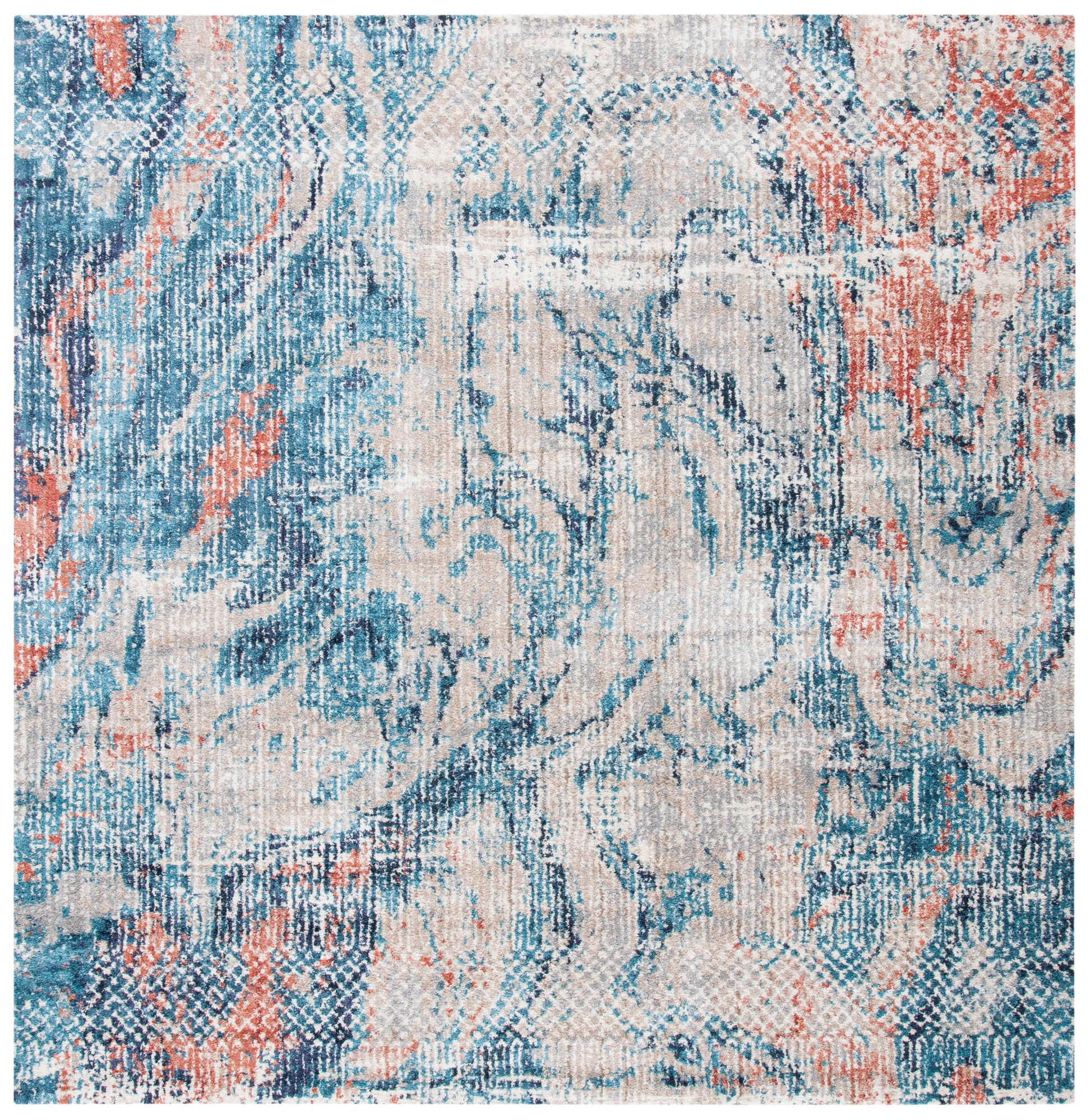 Safavieh Madison Mad461B Beige/Blue Area Rug