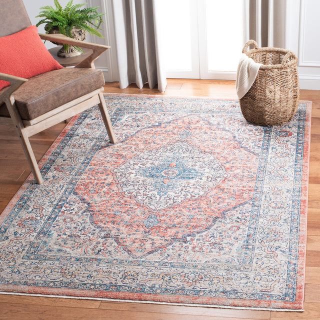 Safavieh Madison Mad465B Beige/Orange Rugs.