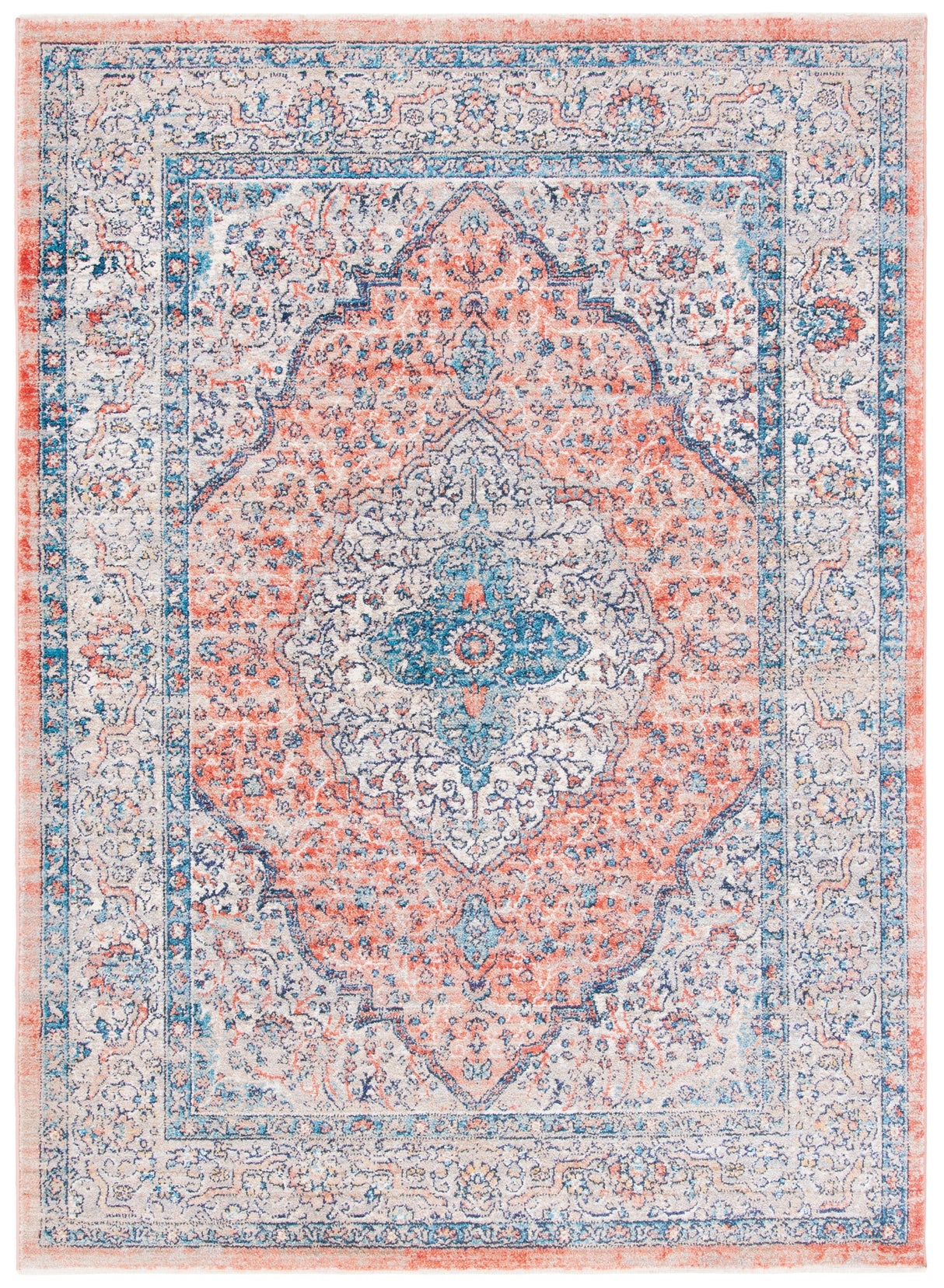 Safavieh Madison Mad465B Beige/Orange Rugs.