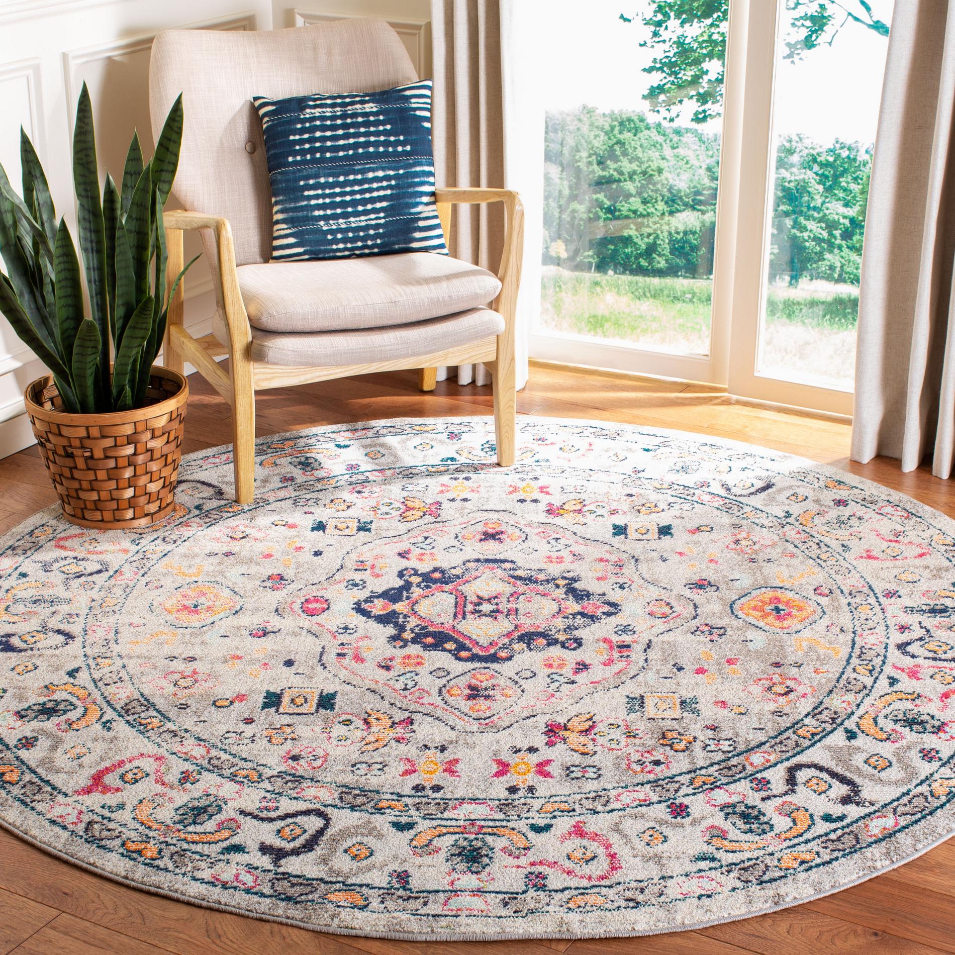 Safavieh Madison Mad468F Grey/Blue Area Rug