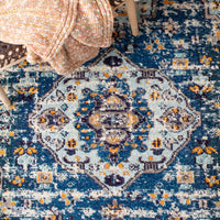 Safavieh Madison Mad468M Dark Blue/Light Blue Area Rug