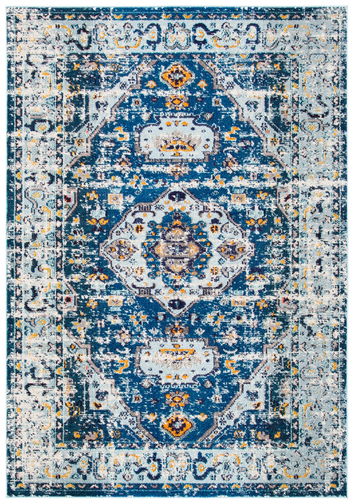 Safavieh Madison Mad468M Dark Blue/Light Blue Rug.