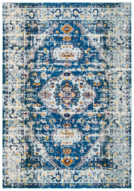 Safavieh Madison Mad468M Dark Blue/Light Blue Rug.