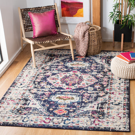 Safavieh Madison Mad468N Navy/Ivory Rug.