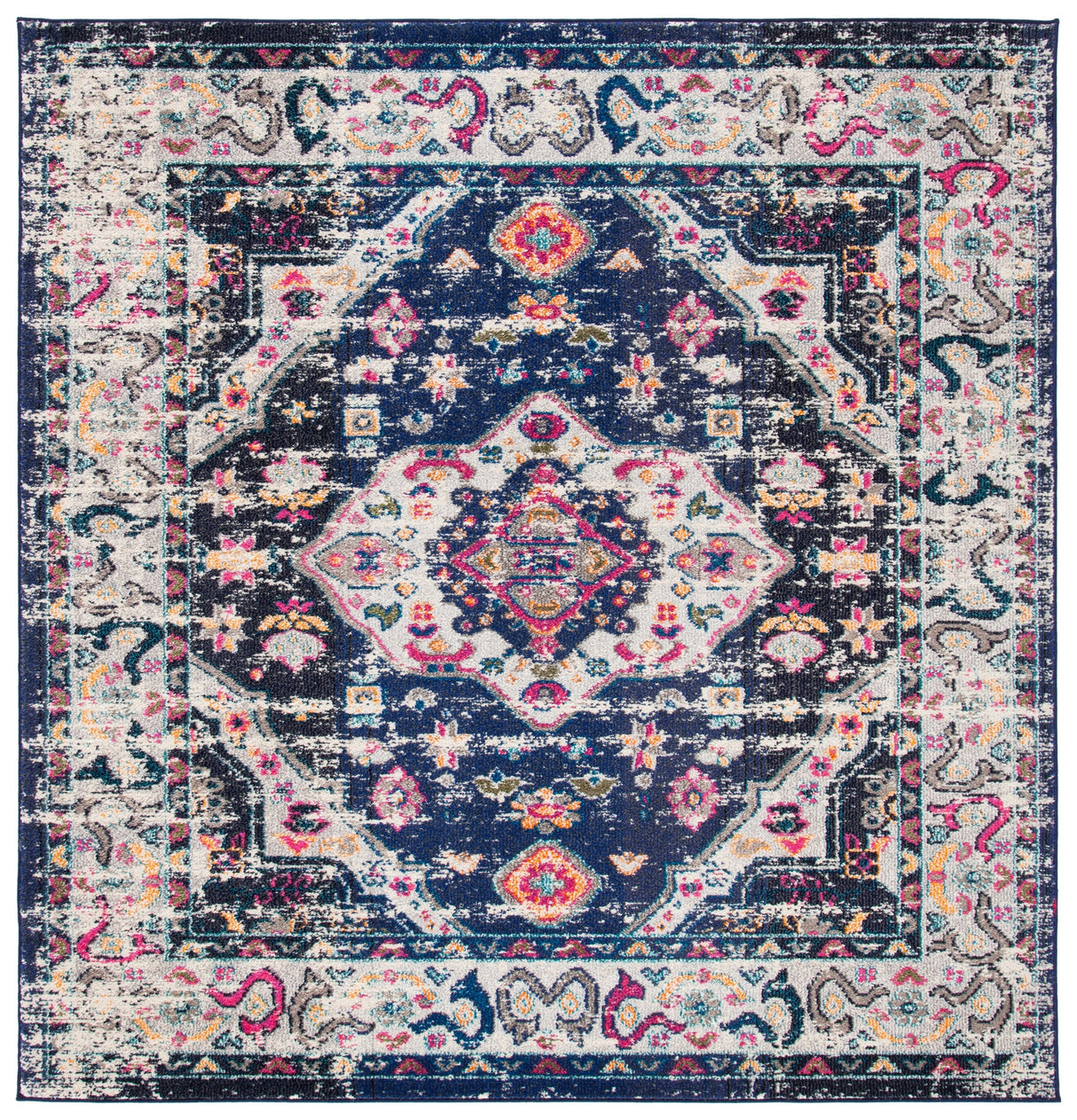 Safavieh Madison Mad468N Navy/Ivory Rug.