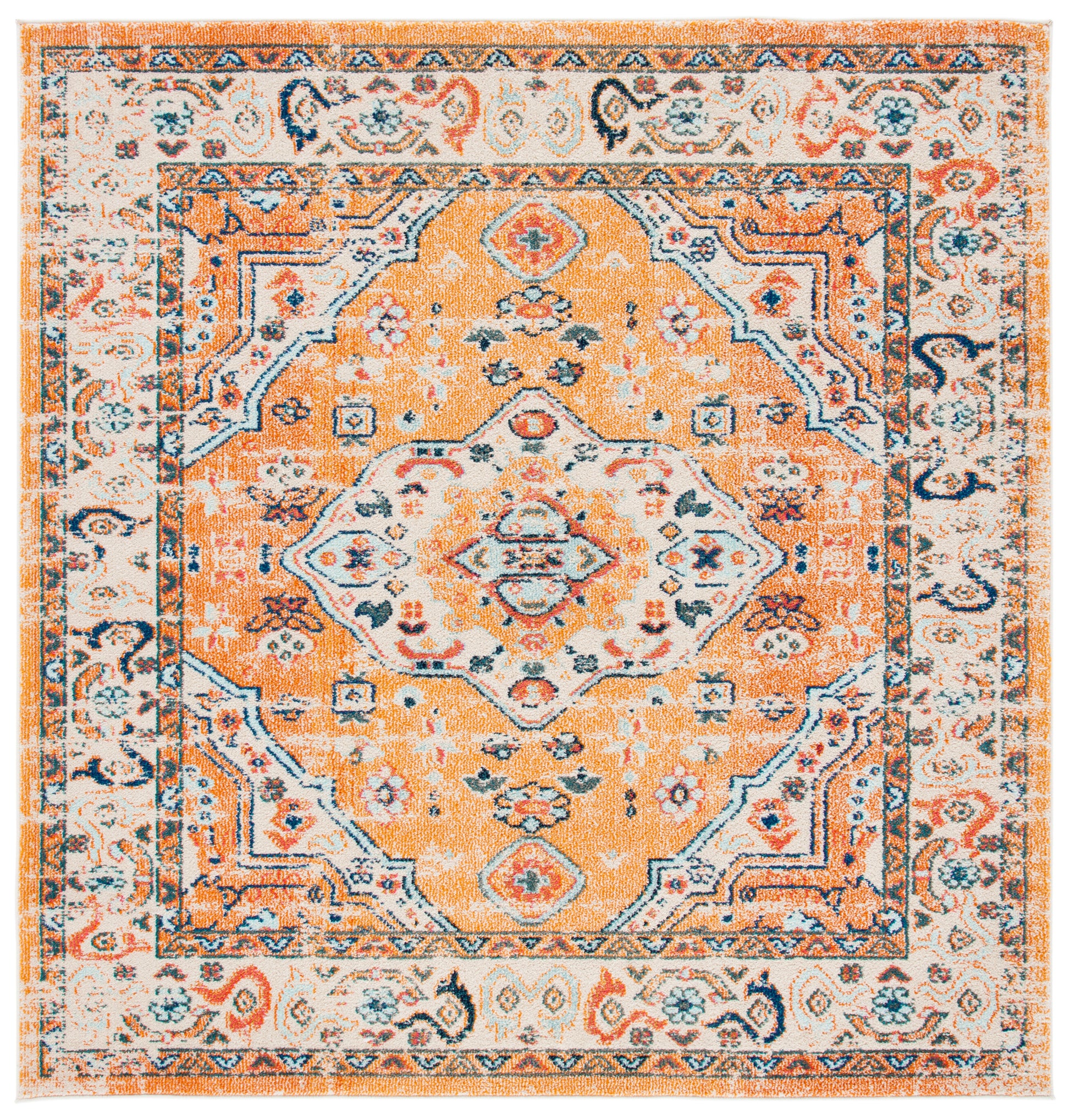 Safavieh Madison Mad468P Orange/Ivory Area Rug