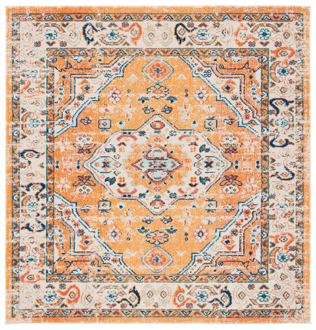 Safavieh Madison Mad468P Orange/Ivory Rug.
