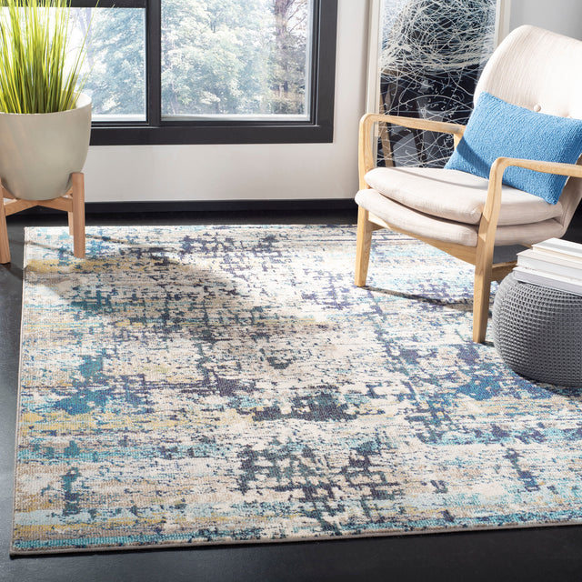 Safavieh Madison Mad469B Cream/Blue Rug.