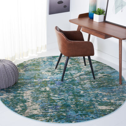 Safavieh Madison Mad471Y Green/Turquoise Area Rug