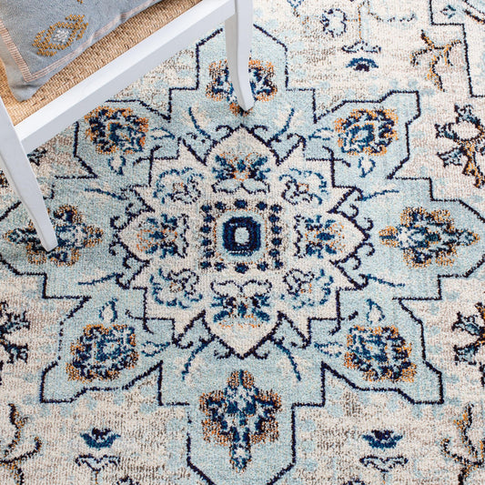 Safavieh Madison Mad473D Ivory/Light Blue Area Rug