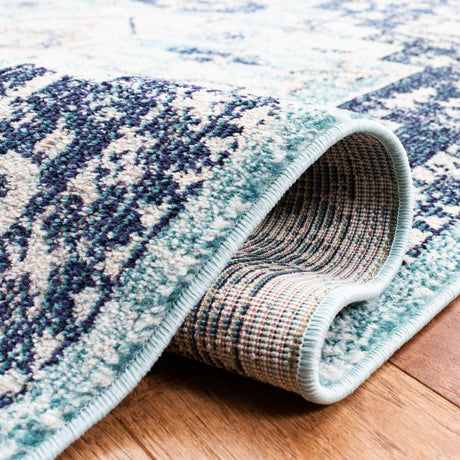 Safavieh Madison Mad473K Teal/Navy Rug.