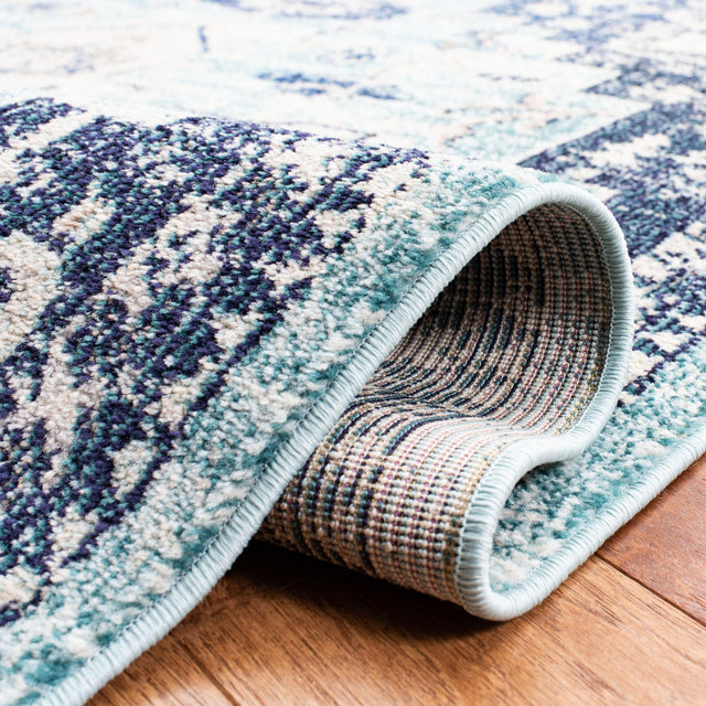 Safavieh Madison Mad473K Teal/Navy Rug.