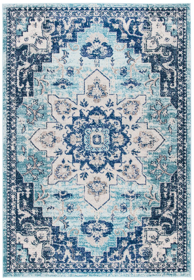 Safavieh Madison Mad473K Teal/Navy Rug.