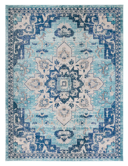 Safavieh Madison Mad473K Teal/Navy Area Rug