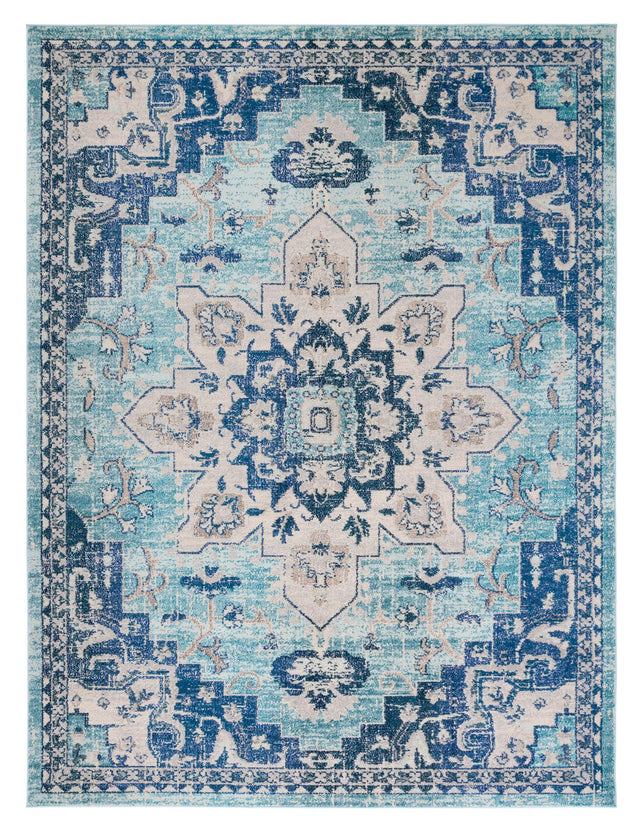 Safavieh Madison Mad473K Teal/Navy Rug.