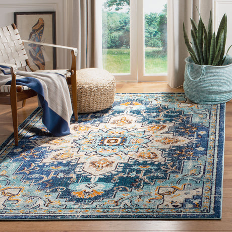 Safavieh Madison Mad473M Blue/Light Blue Rug.