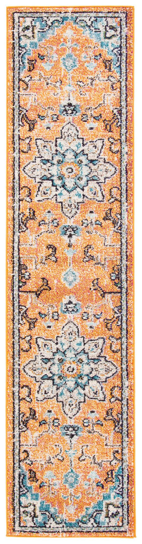 Safavieh Madison Mad473P Orange/Teal Rug.