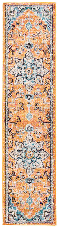 Safavieh Madison Mad473P Orange/Teal Area Rug