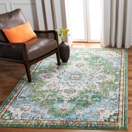 Safavieh Madison Mad473Y Green/Turquoise Rugs.