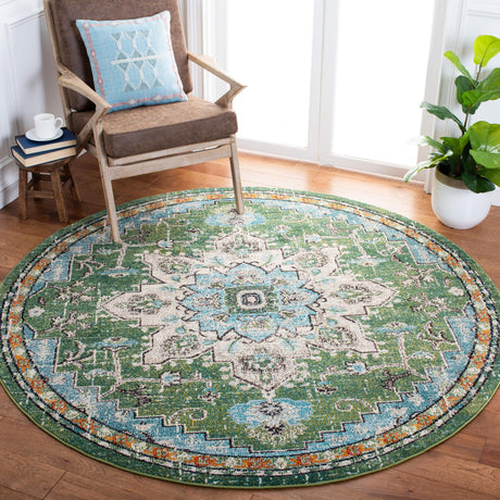 Safavieh Madison Mad473Y Green/Turquoise Rugs.