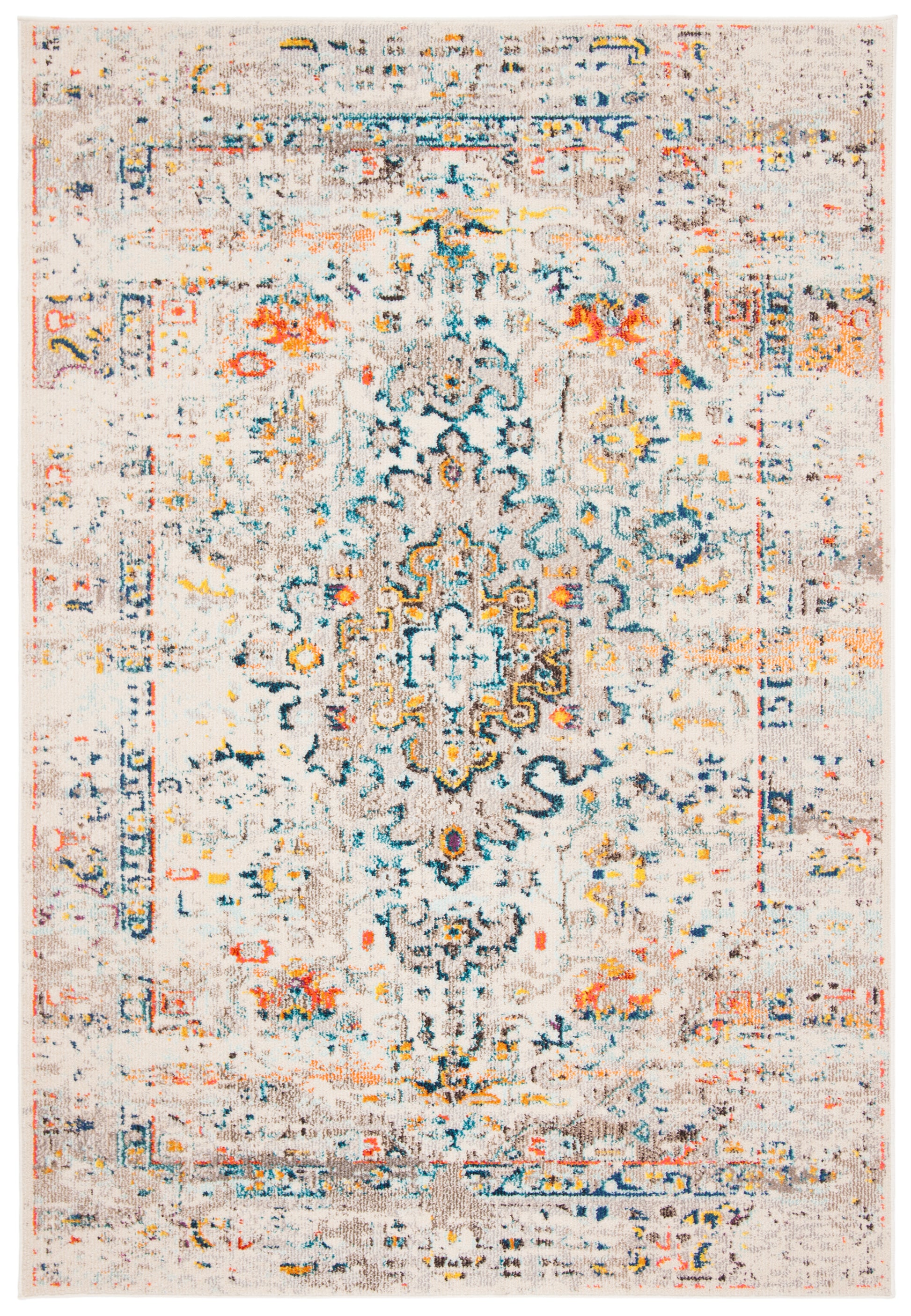 Safavieh Madison Mad474B Cream/Blue Area Rug