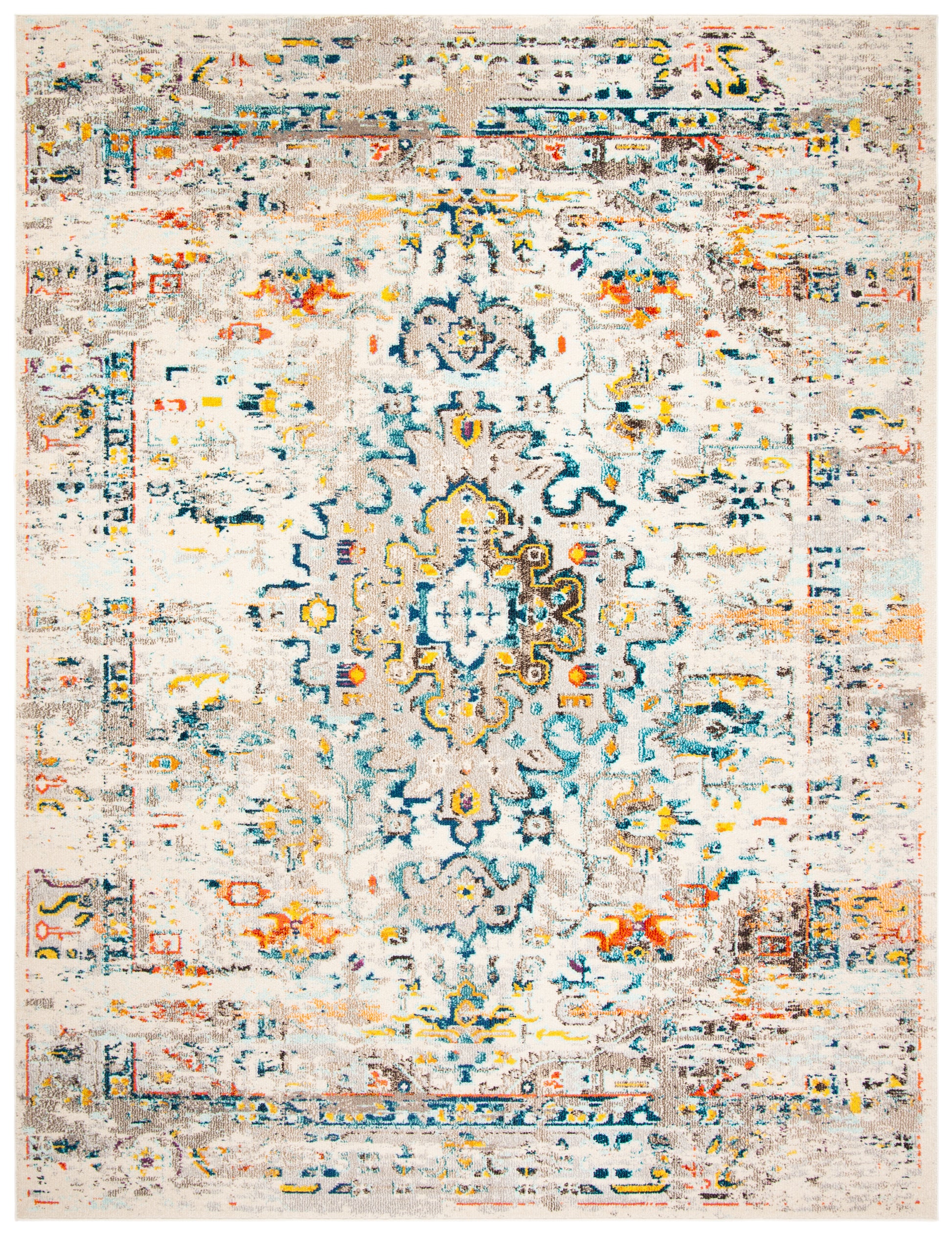 Safavieh Madison Mad474B Cream/Blue Area Rug