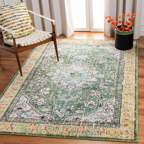 Safavieh Madison Mad474Y Green/Turquoise Rugs.