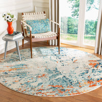 Safavieh Madison Mad478B Cream/Orange Area Rug