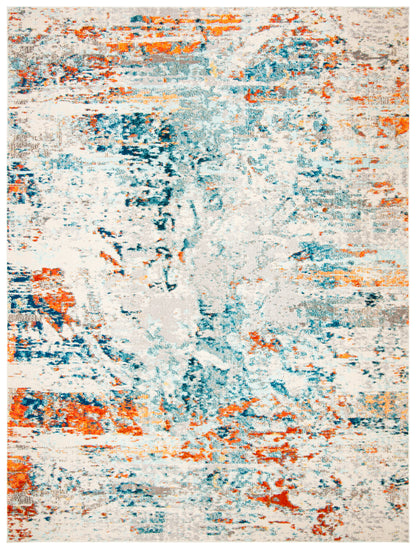 Safavieh Madison Mad478B Cream/Orange Area Rug