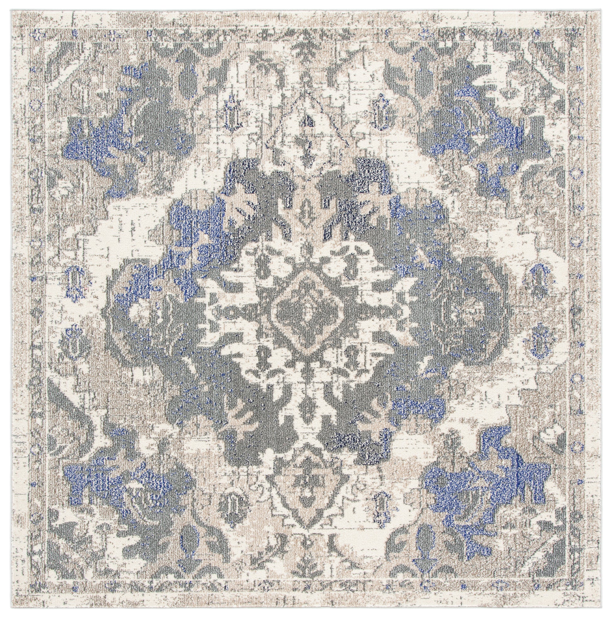 Safavieh Madison Mad484B Beige/Purple Area Rug