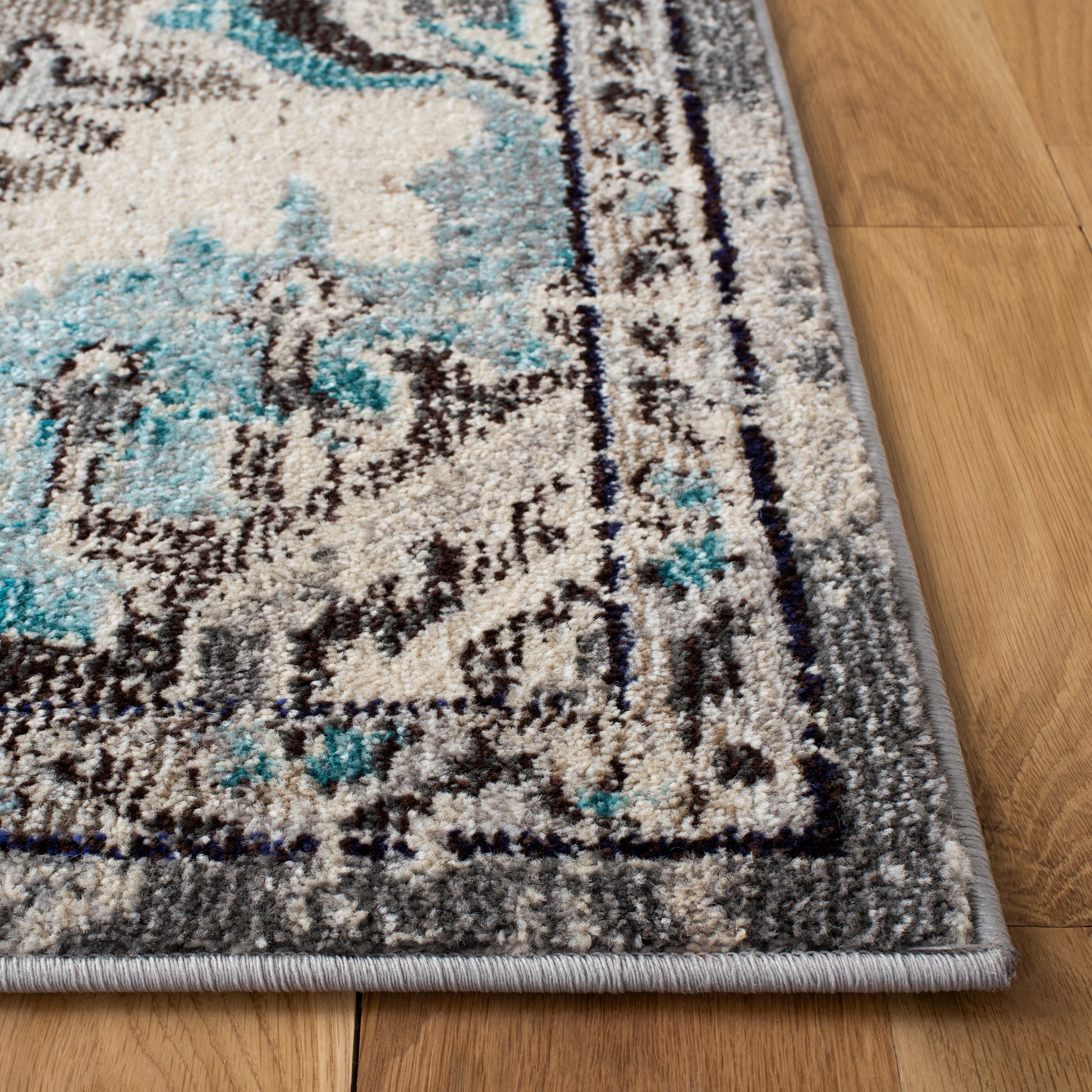 Safavieh Madison Mad484F Grey/Light Blue Area Rug