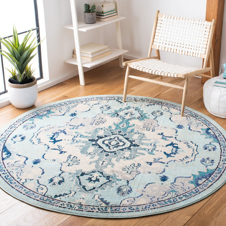 Safavieh Madison Mad484J Teal/Beige Rugs.