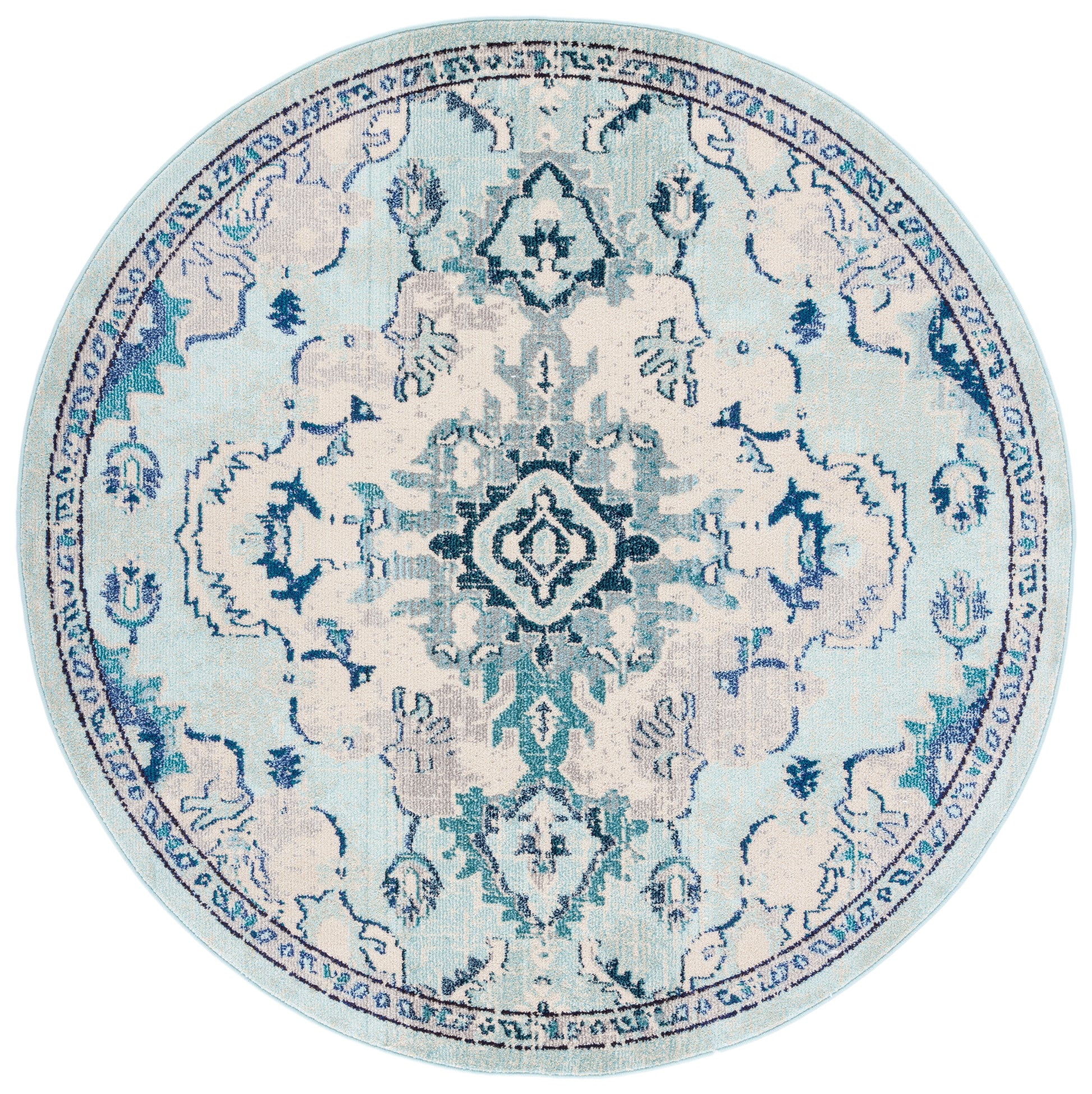 Safavieh Madison Mad484J Teal/Beige Area Rug