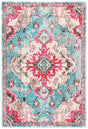 Safavieh Madison Mad484K Light Blue/Fuchsia Rugs.